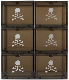 mastermind JAPAN Transparent & Black Tower Box Storage Set