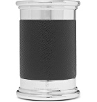 Graf von Faber-Castell - Epsom Textured-Leather and Silver-Tone Pencil Sharpener - Black