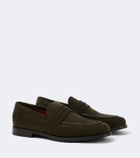 Zegna Suede penny loafers