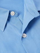 Auralee - Cotton-Poplin Shirt - Blue