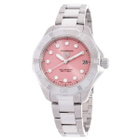 Tag Heuer Aquaracer Quartz Diamond Pink Dial Ladies Watch WBP1318.BA0005