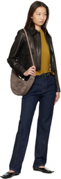 KHAITE Navy Rossi Jeans