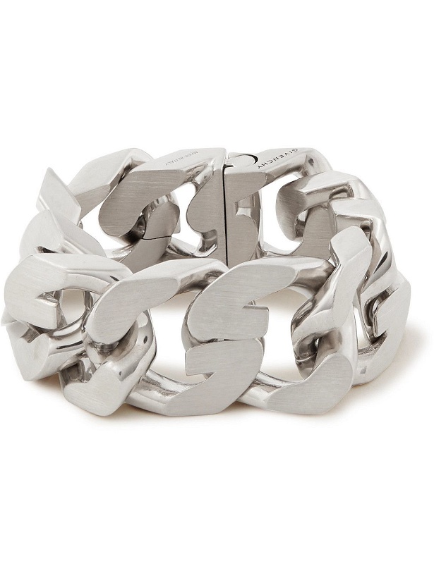 Photo: Givenchy - G Chain Silver-Tone Bracelet - Silver