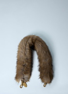 Balenciaga Faux Fur Bag Strap