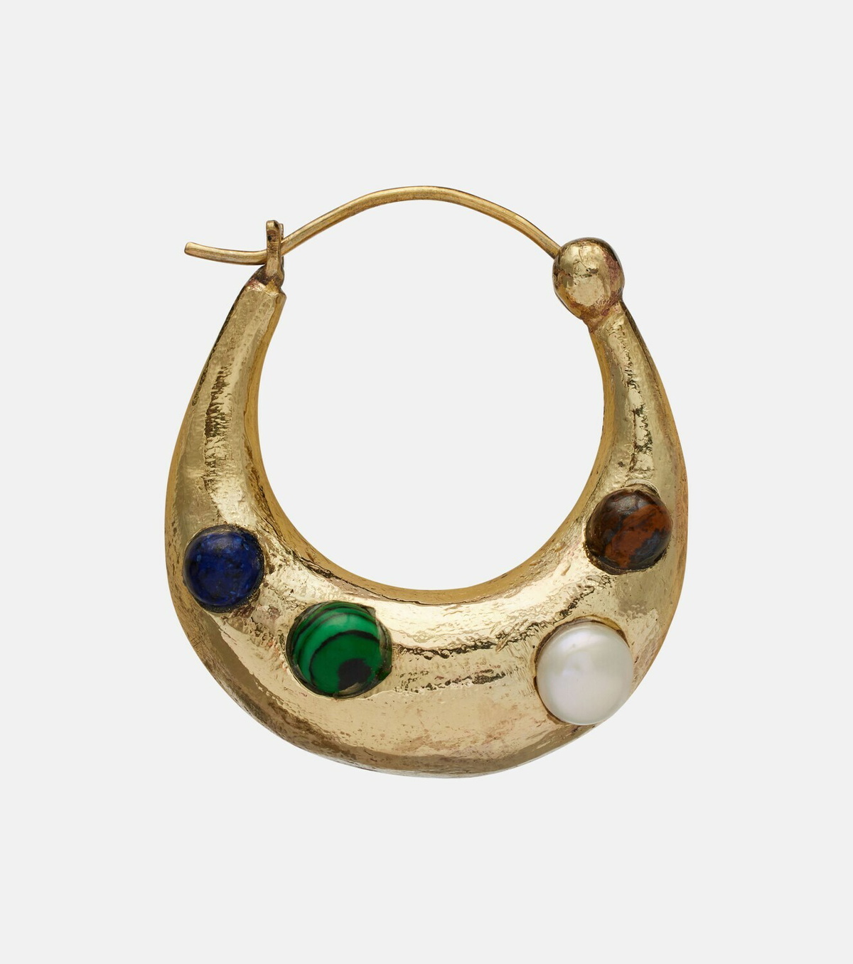 Alémais Jem Rainbow embellished hoop earrings