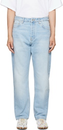 Studio Nicholson Blue Riso Straight Leg Jeans