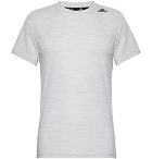 Adidas Sport - Ultimate Tech Mélange Climalite T-Shirt - Light gray