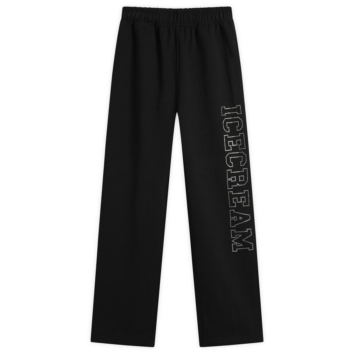 ICECREAM Women's Crystal Straight Leg Sweatpants in Black