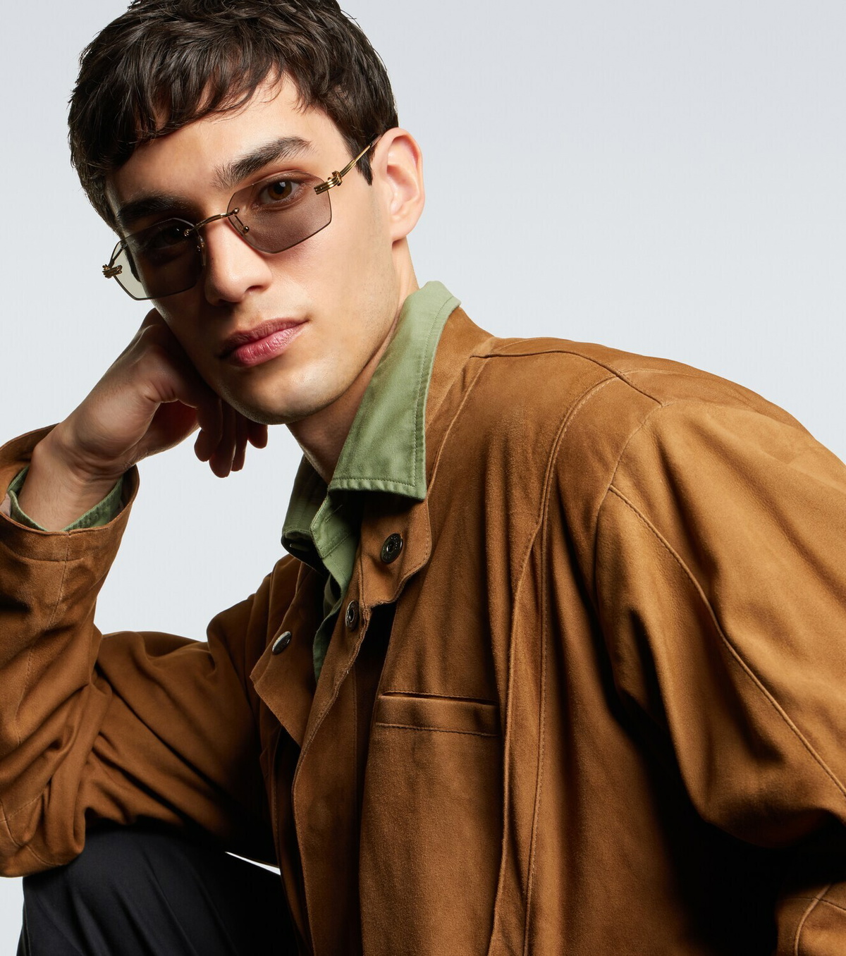 Cartier Eyewear Collection Première De Cartier rectangular sunglasses