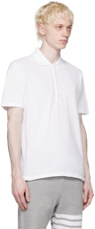 Thom Browne White RWB Polo