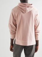 Officine Générale - Octave Garment-Dyed Cotton-Jersey Hoodie - Pink
