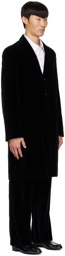 The Row Black Hugh Coat