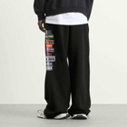 Balenciaga Men's Baggy Bumper Stickers Sweatpants in Black