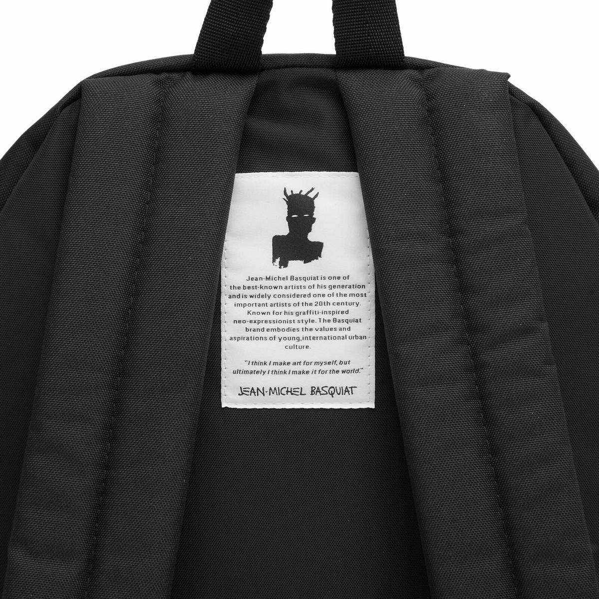 Eastpak x Basquiat Day Pak'r Backpack - Quotes in Black 