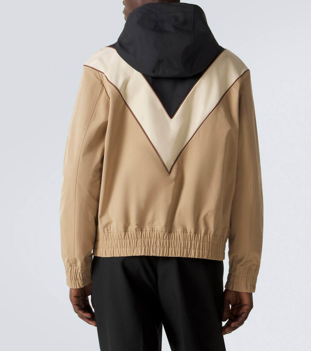 Valentino VLogo striped jacket