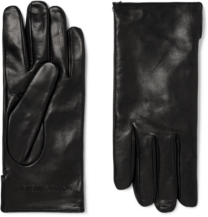 Photo: Bottega Veneta - Cashmere-Lined Leather Gloves - Black