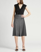 Drumohr Womens Midi skirt in Grey