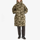 Belstaff Men's Terrain Camo Canopy Parka Jacket in Surplus Green/Washed Black