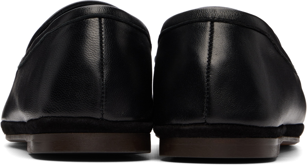 LEMAIRE Black Outdoor Slipper Loafers