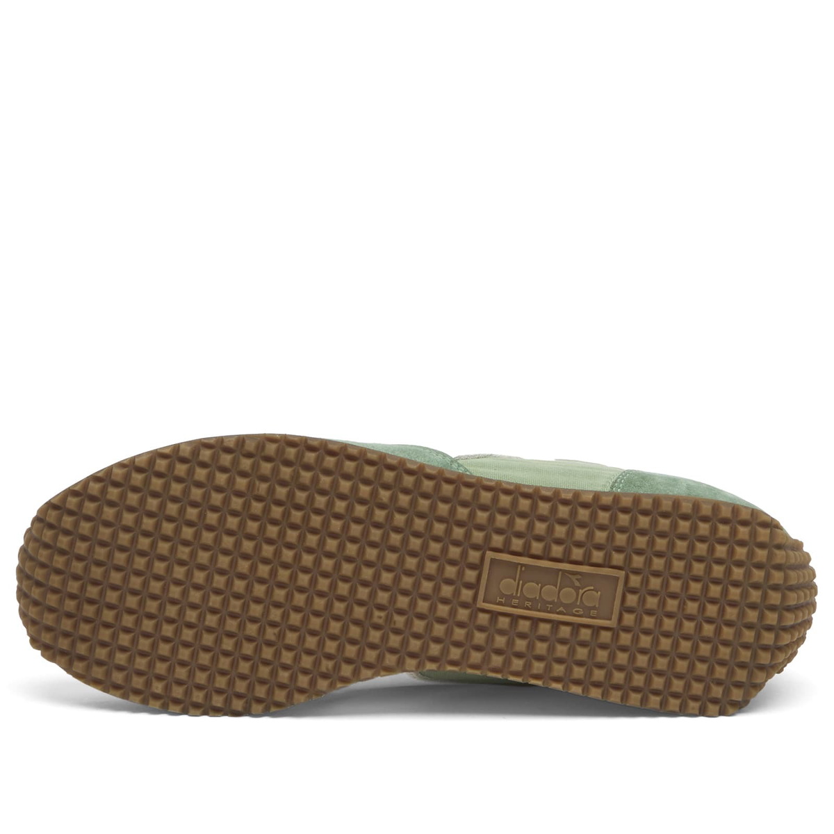 Diadora Men's Equipe Canvas SW Evo Sneaker in Green