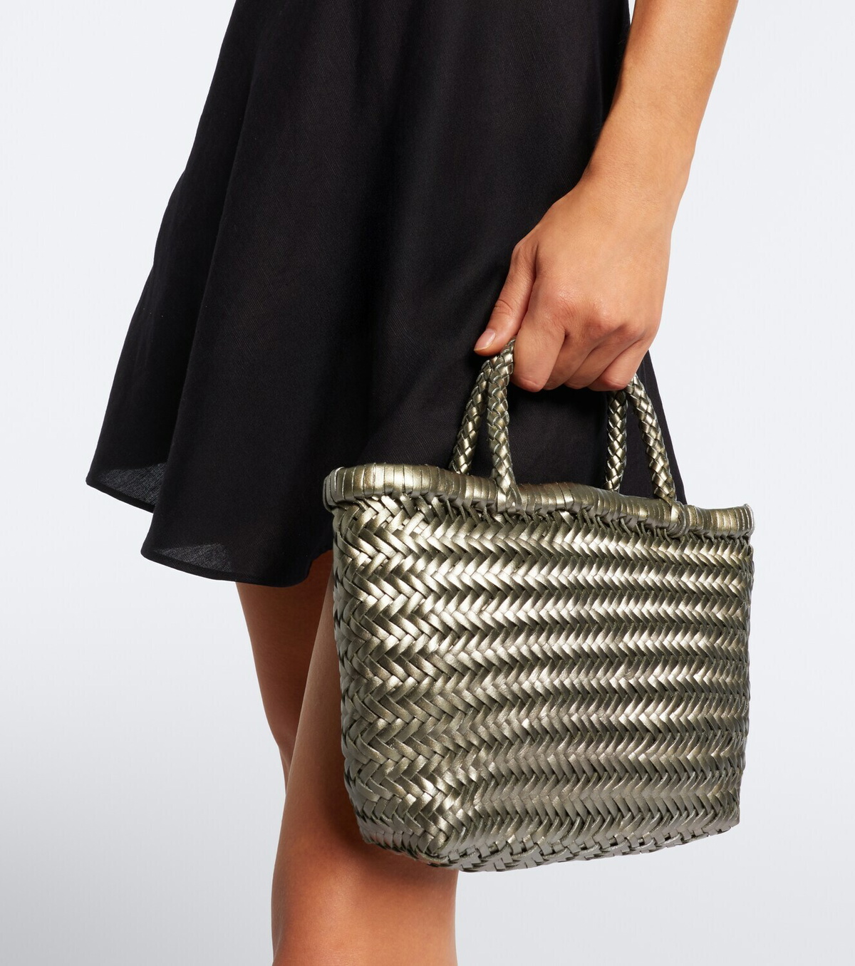 Rixo x Dragon Diffusion Lysia leather top-handle bag