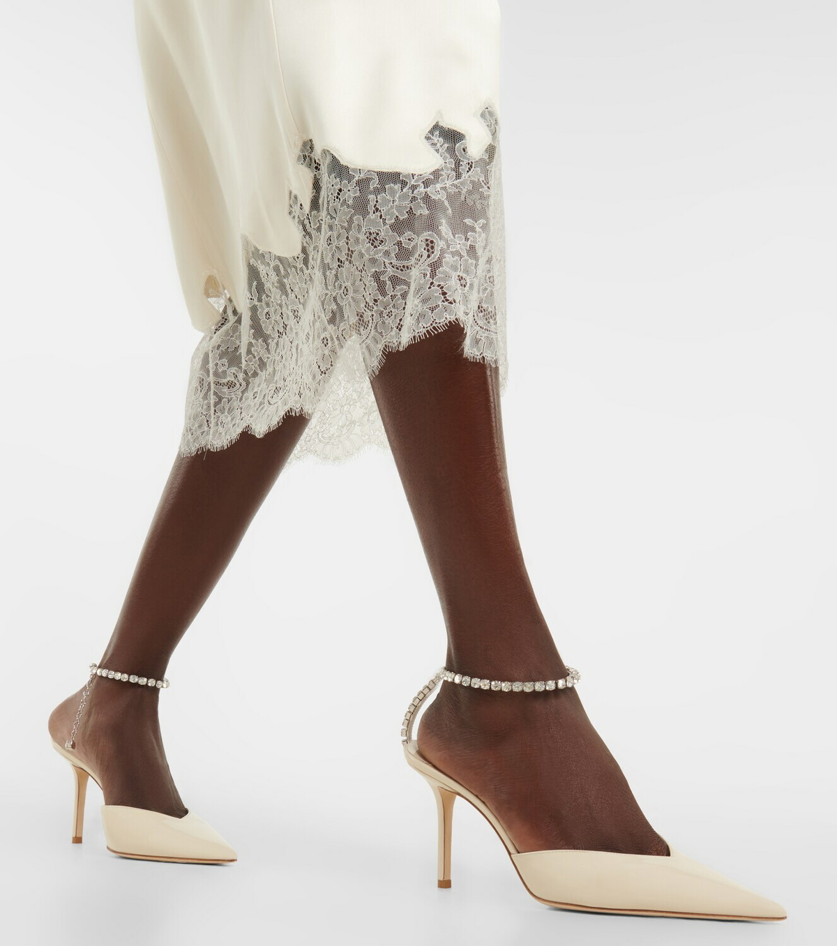 Jimmy Choo - Saeda 85 patent leather pumps