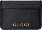 Gucci Black Script Card Holder
