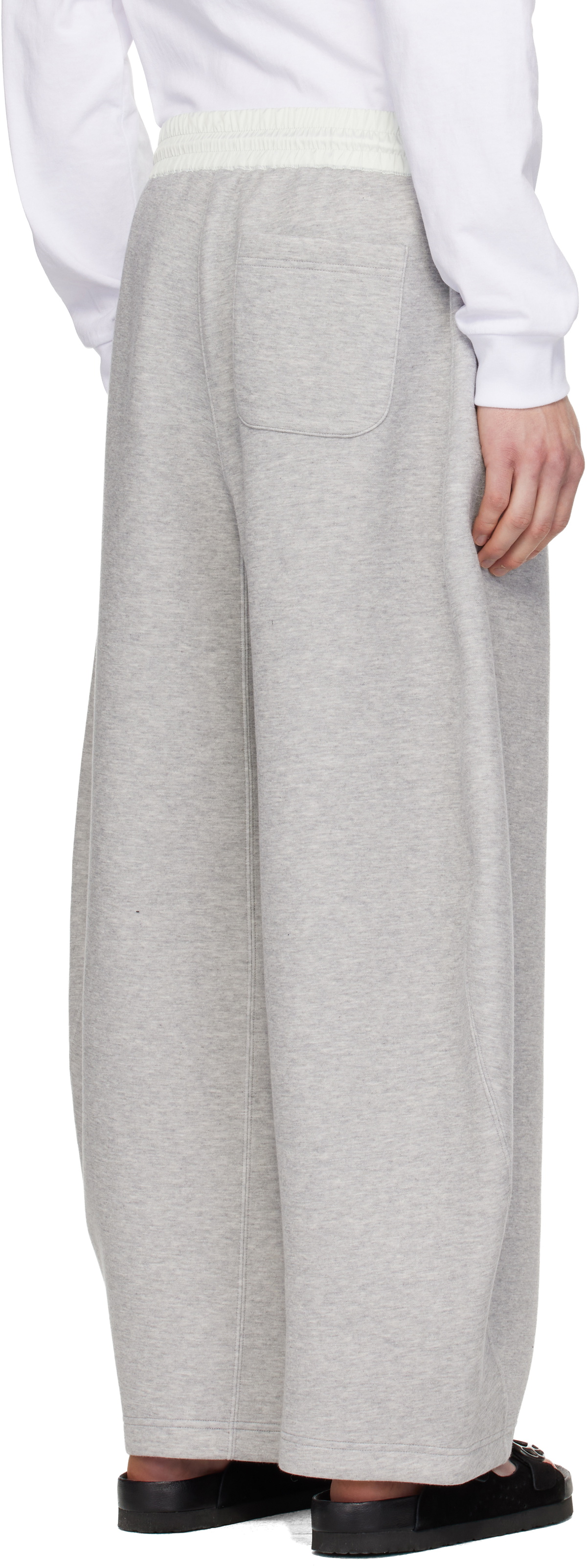 sacai Gray Sponge Sweatpants
