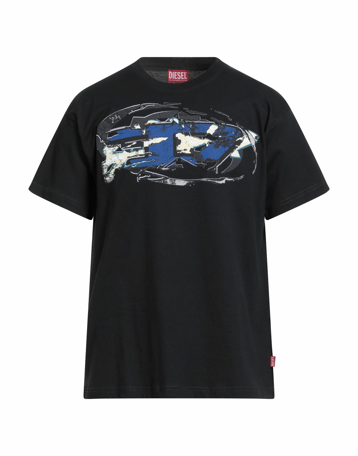 Diesel Mens T-shirt in Black