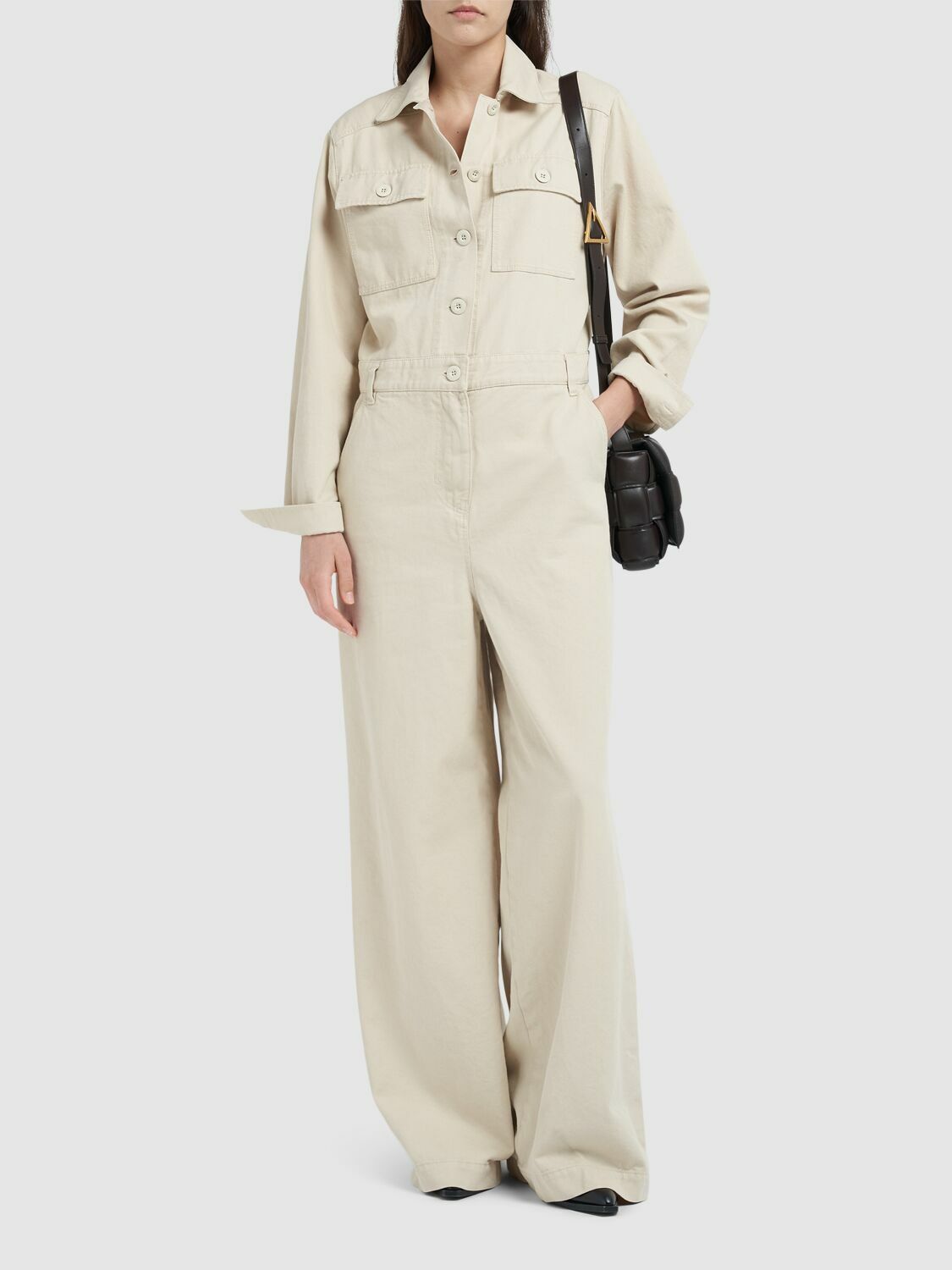 ■Weekend Max Mara■ Radice コットンドリルジャンプスーツ WEEKEND MAX MARA Radice Cotton Drill Jumpsuit Weekend Max Mara