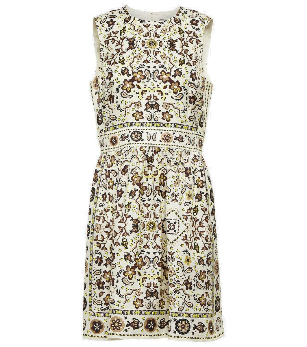 【送料 関税込】Tory Burch Printed silk minidress Tory Burch Printed silk minidress Tory Burch