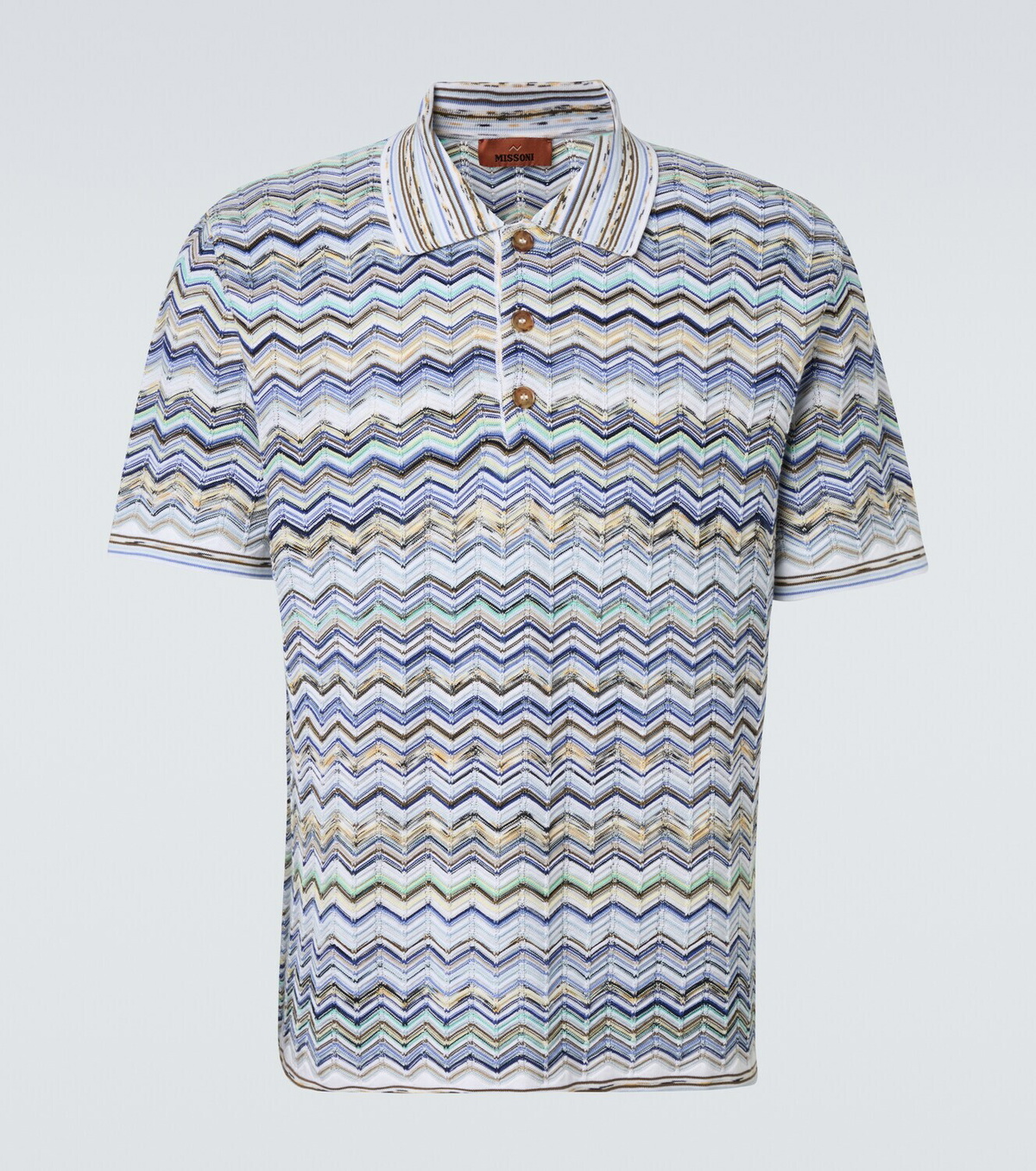 Missoni Zigzag cotton polo shirt