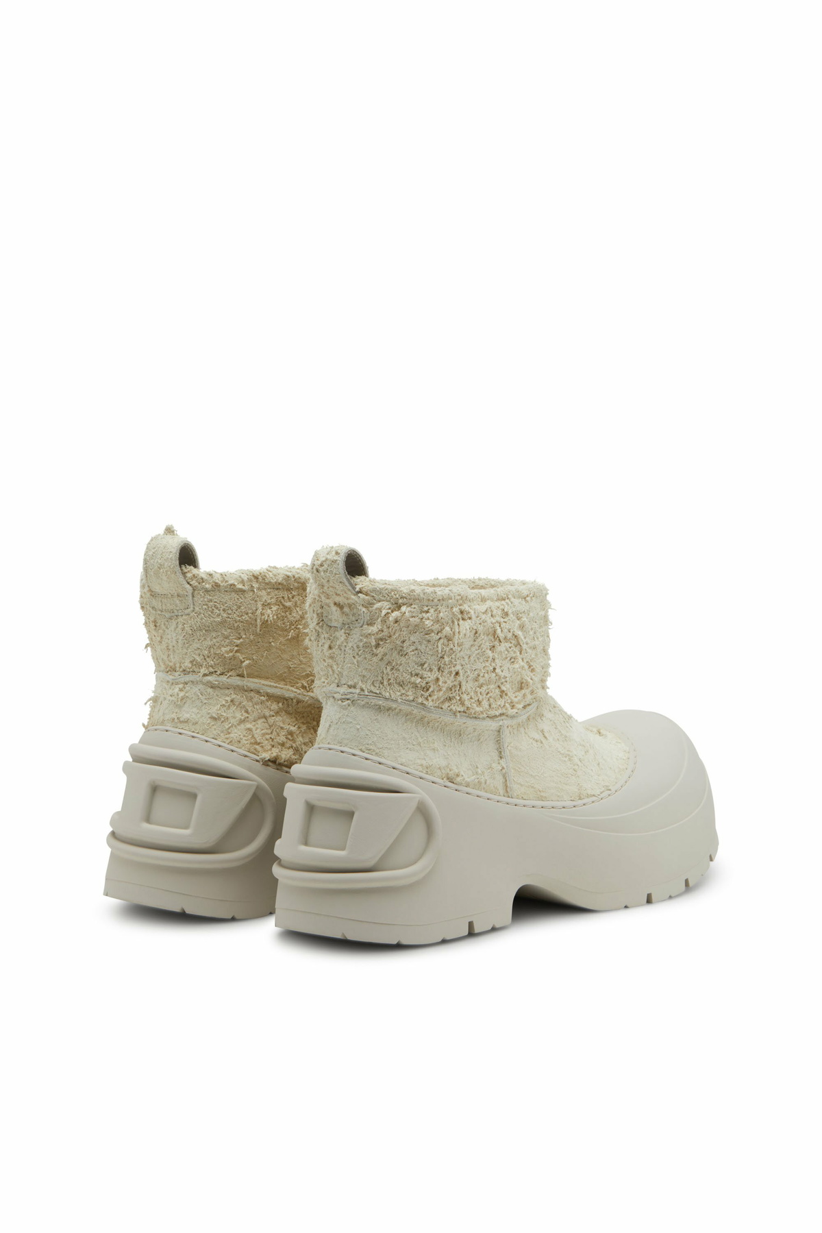 Diesel Chunky ankle boot with lug sole - Boots Mens in White