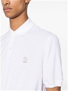 BRUNELLO CUCINELLI - Logo Cotton Polo Shirt