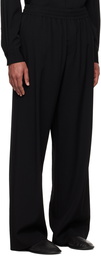 The Row Black Davide Trousers