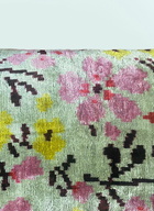 Les-Ottomans Flowers Velvet Cushion