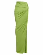 Atlein Womens Maxi skirt Lime in Green