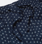 DEREK ROSE - Printed Cotton-Voile Pyjama Trousers - Blue