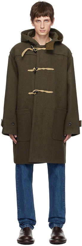 Photo: A.P.C. Green JW Anderson Edition Duffle Coat