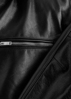 Second Layer Barras Leather Jacket Black