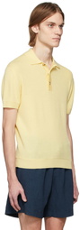 King & Tuckfield Yellow Rib Polo