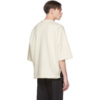 Jil Sanderand Off-White Three-Quarter Sleeve Sweatshirt