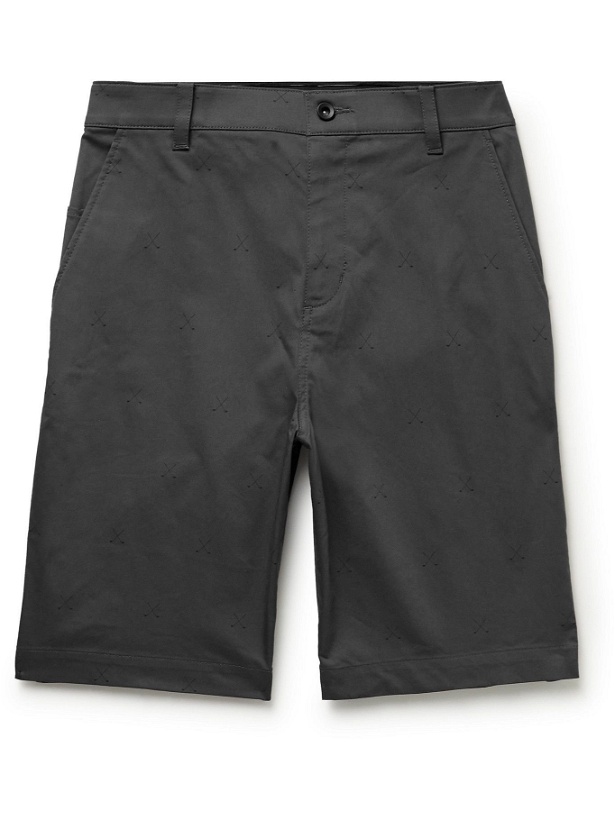 Photo: Nike Golf - Printed Dri-FIT Golf Shorts - Gray