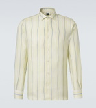Fedeli Striped linen shirt