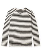 NUDIE JEANS - Otto Striped Organic Cotton-Jersey T-Shirt - Black