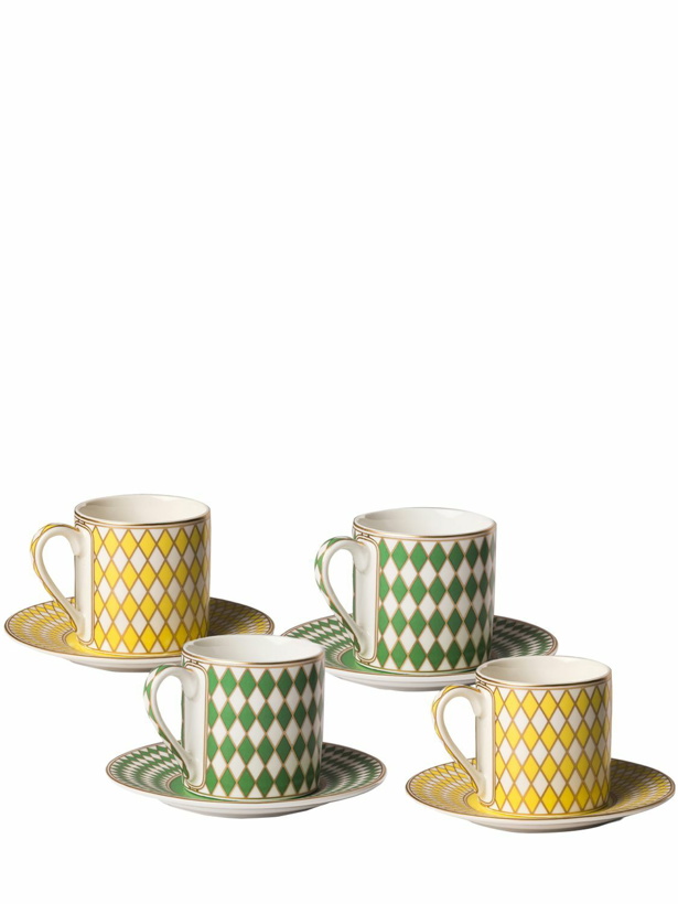 Photo: POLSPOTTEN - Set Of 4 Chess Set Espresso Cups