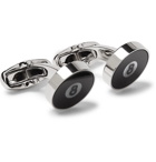 Paul Smith - 8-Ball Silver-Tone Mother-of-Pearl Cufflinks - Black