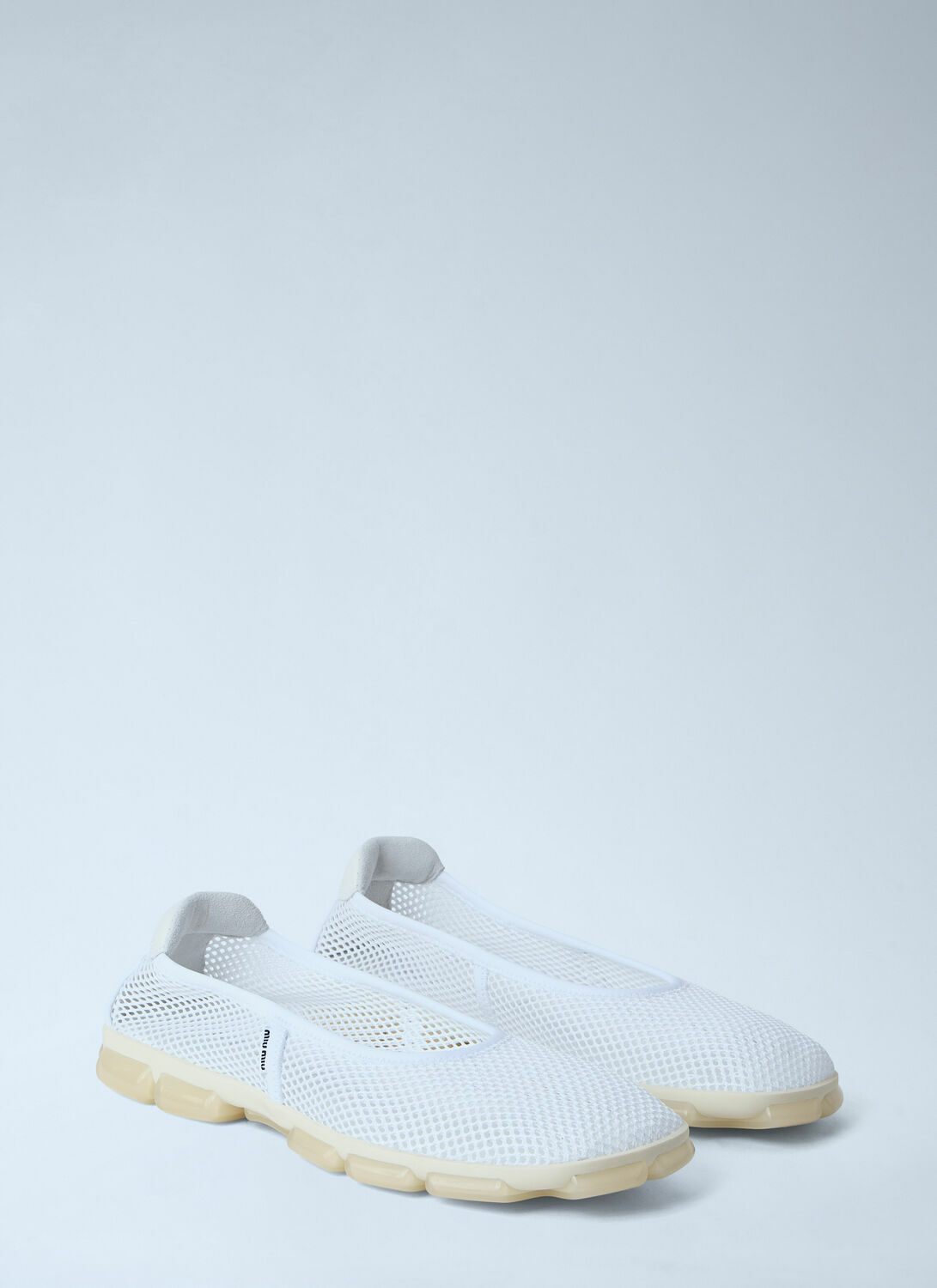 Miu Miu Mesh Slip-On Flats