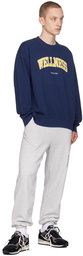 Sporty & Rich Navy 'Wellness' Ivy Sweatshirt