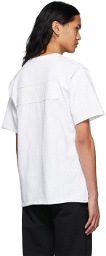 Helmut Lang White Trapunto T-Shirt